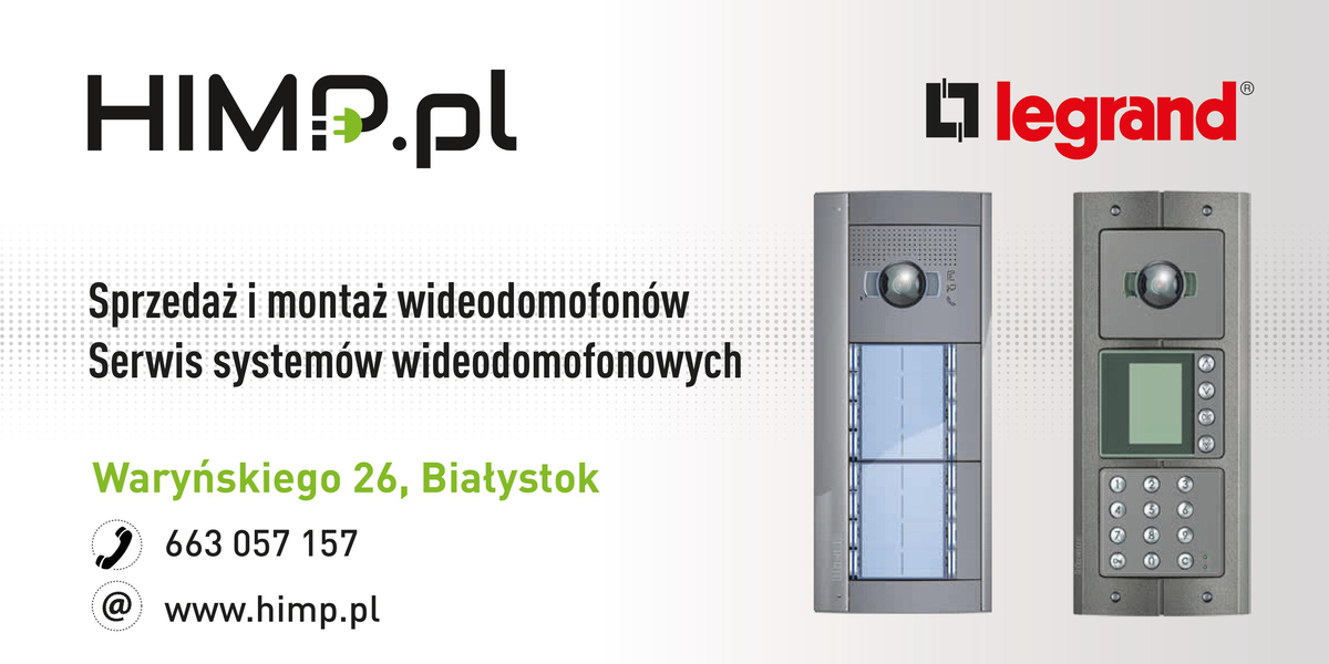 Zdjęcie na okładce dla HIMP – Wideodomofony Bticino Legrand, alarmy AJAX, instalacje Smart | Białystok